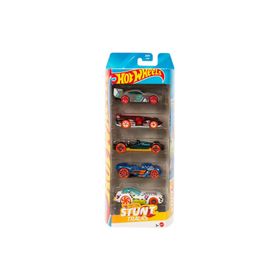 Hot Wheels JKG07 Stunt Tracks 5'li Araba Seti
