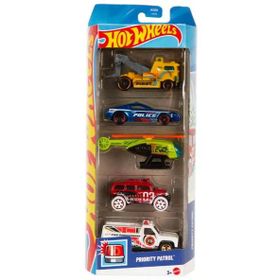 Hot Wheels JKG09 Priority Patrol 5'li Araba Seti