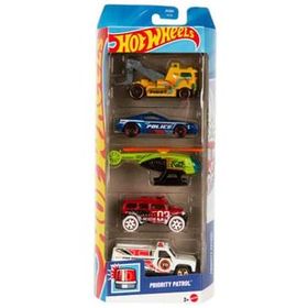 Hot Wheels JKG09 Priority Patrol 5'li Araba Seti
