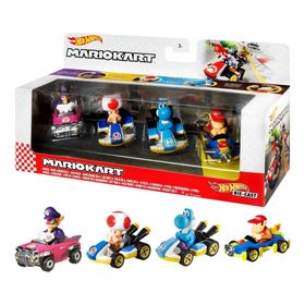 Hot Wheels Mario Kart 4 Pack D Set