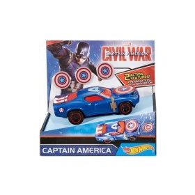 Hot Wheels Marvel Civil War Captain America Araç Seti