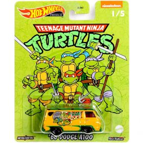 Hot Wheels Ninja Turtles Premium Arabalar 66 Dodge A100 Model Araç