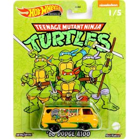 Hot Wheels Ninja Turtles Premium Arabalar 66 Dodge A100 Model Araç