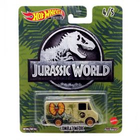 Hot Wheels Premium Jurassic World Combat Medic Model Araç