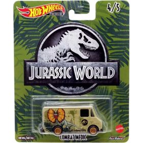 Hot Wheels Premium Jurassic World Combat Medic Model Araç