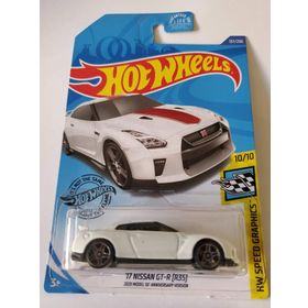 Hot Wheels Speed Graphics '17 Nissan GT-R R35 Beyaz Oyuncak Araba