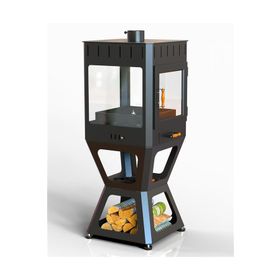 HOTBBAQ Hot Rectangle Pro Seramik Camlı Şömine