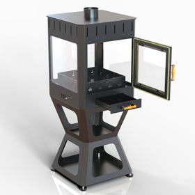 HOTBBAQ Hot Rectangle Pro Seramik Camlı Şömine