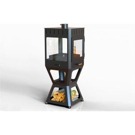 HOTBBAQ Hot Rectangle Pro Seramik Camlı Şömine