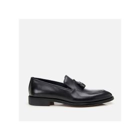 Hotiç 02AYH305270A100 Siyah Erkek Deri Loafer