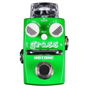 Hotone Grass SOD-1 Single Footswitch Analog Overdrive Yeşil Pedal