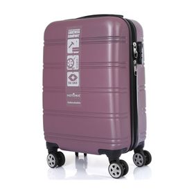 Hotowa 8010 Pembe Orta Boy Silver Line ABS Valiz