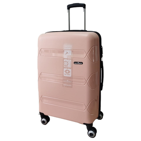 Hotowa Gold Pp 8011 Pembe Bej Tsa Kilitli Üçlü Valiz Seti