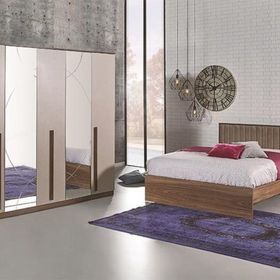 House Line Flora Metalik İnci Yatak Odası Takımı