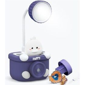 House Pratik HP09 Mavi Happy Figürlü Şarjlı Beyaz Işıklı Led Lamba
