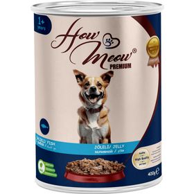 How Meow Balıklı 12x400 gr Yetişkin Köpek Yaş Mama