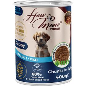 How Meow Balıklı Yavru 400 gr Köpek Yaş Mama