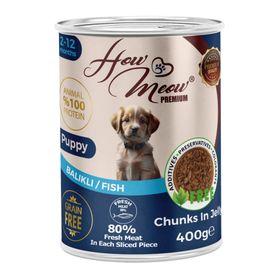How Meow Balıklı Yavru 400 gr Köpek Yaş Mama