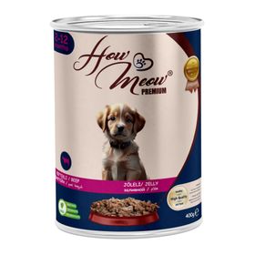 How Meow Biftekli Yavru 12x400 gr Köpek Yaş Mama