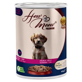 How Meow Biftekli Yavru 12x400 gr Köpek Yaş Mama