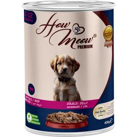 How Meow Biftekli Yavru 12x400 gr Köpek Yaş Mama