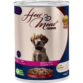 How Meow Biftekli Yavru 12x400 gr Köpek Yaş Mama