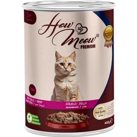 How Meow Biftekli Yetişkin 12x400 gr Yaş Kedi Mama