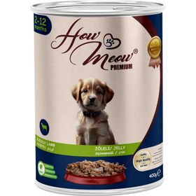 How Meow Kuzulu Etli Yavru 12x400 gr Köpek Yaş Mama
