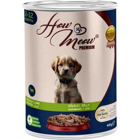 How Meow Kuzulu Etli Yavru 12x400 gr Köpek Yaş Mama