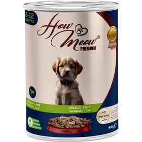 How Meow Kuzulu Etli Yavru 12x400 gr Köpek Yaş Mama