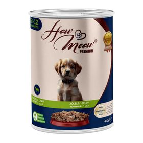 How Meow Kuzulu Etli Yavru 12x400 gr Köpek Yaş Mama