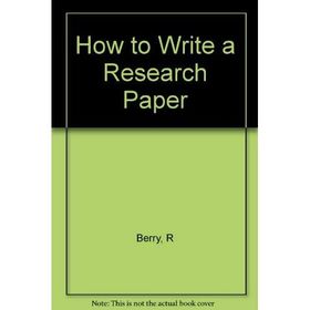 HOW TO WRITE RESEARCH PAPERS - SHARON SORENSON
