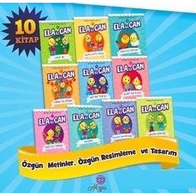 Hoya 1. Sınıflar için Ela ile Can Serisi (10 Kitap Takım)