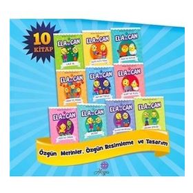 Hoya 1. Sınıflar için Ela ile Can Serisi (10 Kitap Takım)