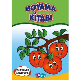 Hoya Boyama Kitabı 5-6 Yaş Sebzeler Meyveler