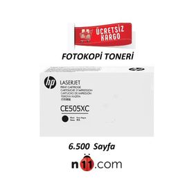 HP 05X-CE505XC Siyah Yüksek Kapasiteli Orijinal Toner