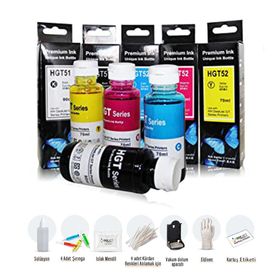 HP 1050A 1510 1512 4x100 ml Uyumlu Kartuş Mürekkep Dolum Seti
