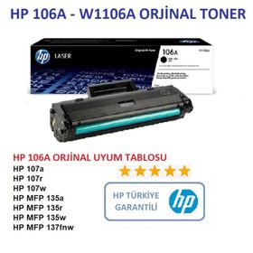 HP 106A-W1106A Orjinal Toner