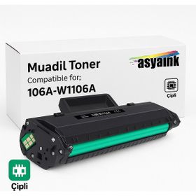 HP 106A-W1106A Siyah Chipli 1000 Sayfa Muadil Toner