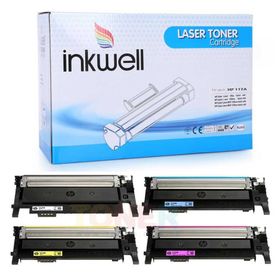 HP 117A Tüm Renkler Chipsiz Muadil Toner Seti