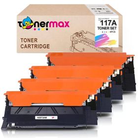 HP 117A W2070A 150A 150NW 178NW 179FNW Muadil Toner Set