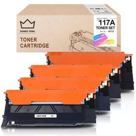 HP 117A W2070A 150A 150NW 178NW 179FNW Muadil Toner Set