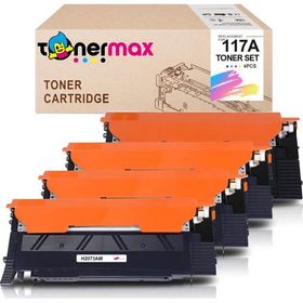 HP 117A W2070A 150A 150NW 178NW 179FNW Muadil Toner Set