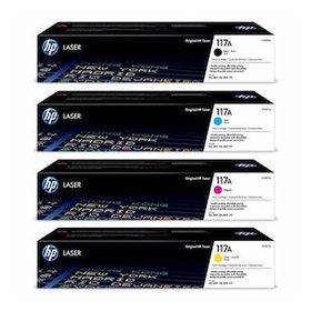 HP 117A W2070A-W2071A-W2072A-W2073A 150a Orjinal Toner 4'lü Set