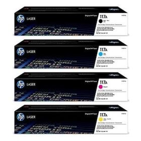 HP 117A W2070A-W2071A-W2072A-W2073A 150a Orjinal Toner 4'lü Set
