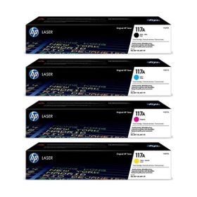 HP 117A W2070A-W2071A-W2072A-W2073A 150a Orjinal Toner 4'lü Set