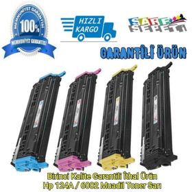 HP 124A-Q6002A Sarı Muadil Toner