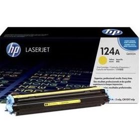 HP 124A-Q6002A Sarı Orijinal Mavi Kutu Toner