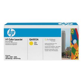 HP 124A-Q6002A Sarı Orijinal Mavi Kutu Toner