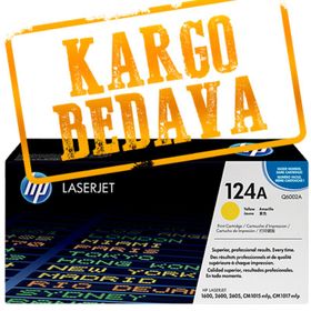 HP 124A Q6002A Sarı Toner